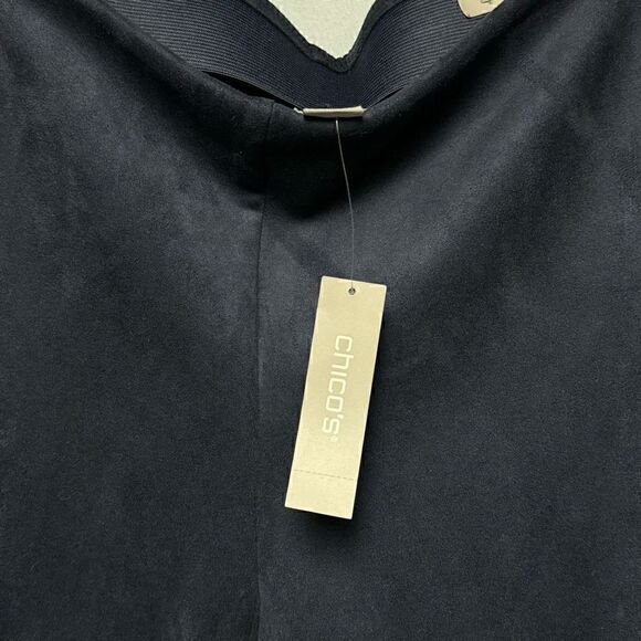 Chico’s Vegan Suede Leggings Blue NWT - Picture 7 of 7